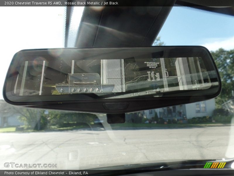 Mosaic Black Metallic / Jet Black 2020 Chevrolet Traverse RS AWD