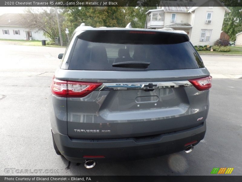 Satin Steel Metallic / Jet Black 2020 Chevrolet Traverse RS AWD