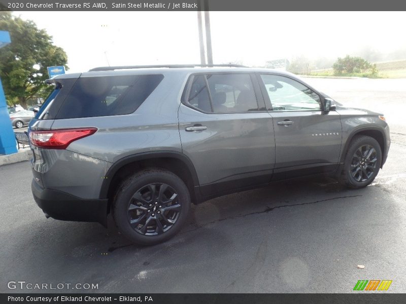 Satin Steel Metallic / Jet Black 2020 Chevrolet Traverse RS AWD