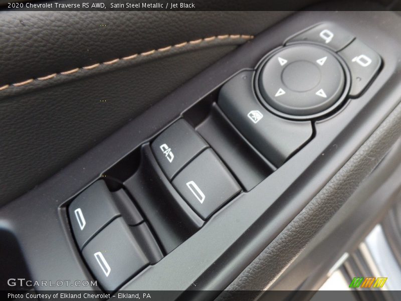 Satin Steel Metallic / Jet Black 2020 Chevrolet Traverse RS AWD