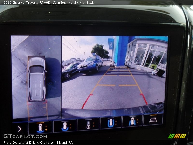 Satin Steel Metallic / Jet Black 2020 Chevrolet Traverse RS AWD