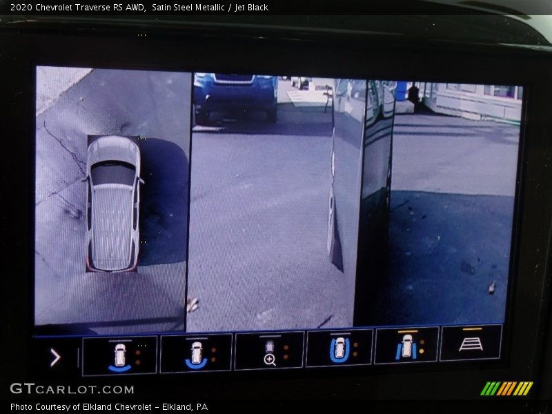 Satin Steel Metallic / Jet Black 2020 Chevrolet Traverse RS AWD