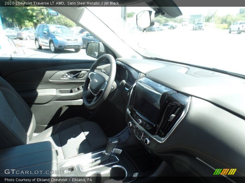 Satin Steel Metallic / Jet Black 2020 Chevrolet Traverse LT AWD