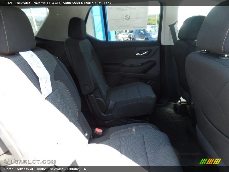 Satin Steel Metallic / Jet Black 2020 Chevrolet Traverse LT AWD