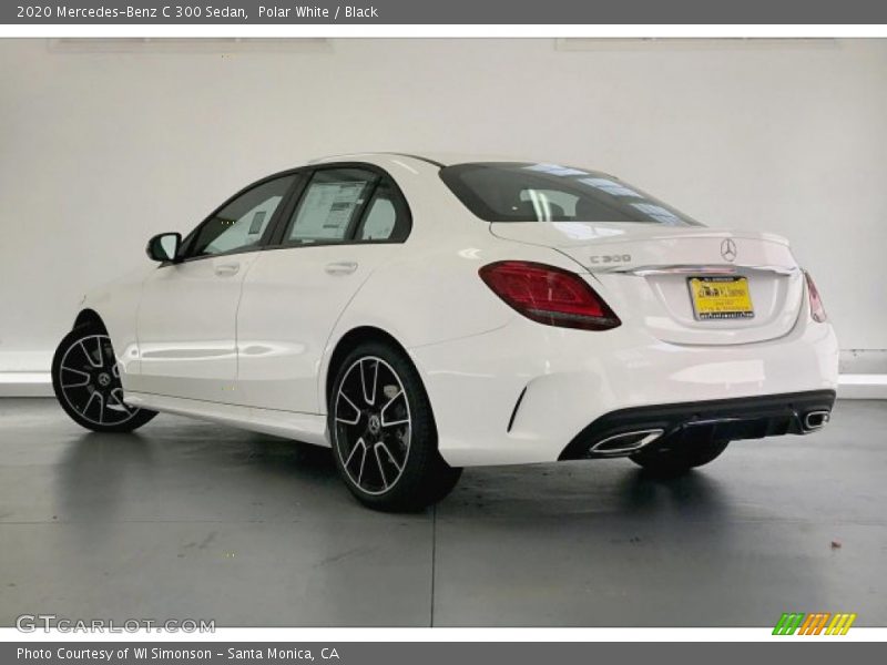 Polar White / Black 2020 Mercedes-Benz C 300 Sedan