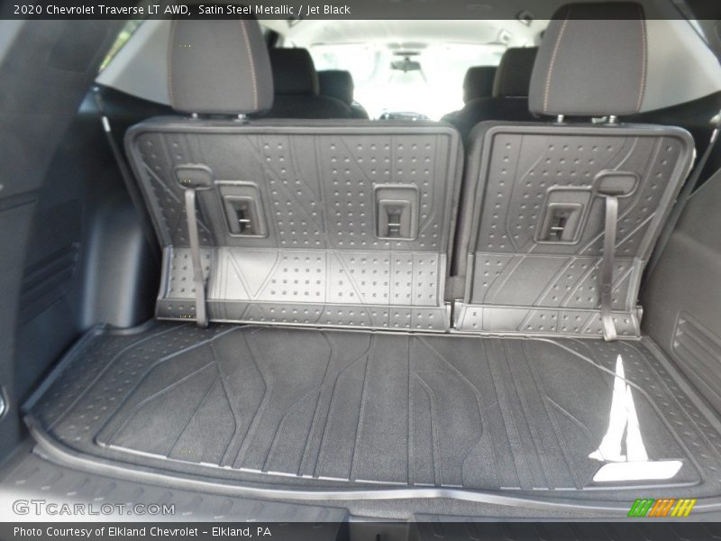 Satin Steel Metallic / Jet Black 2020 Chevrolet Traverse LT AWD