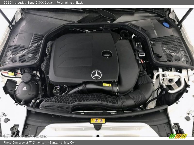 Polar White / Black 2020 Mercedes-Benz C 300 Sedan