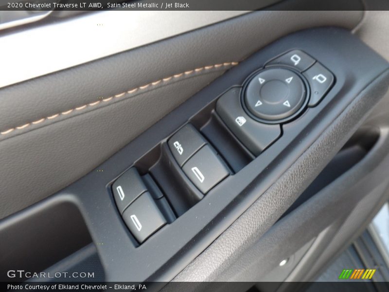 Satin Steel Metallic / Jet Black 2020 Chevrolet Traverse LT AWD