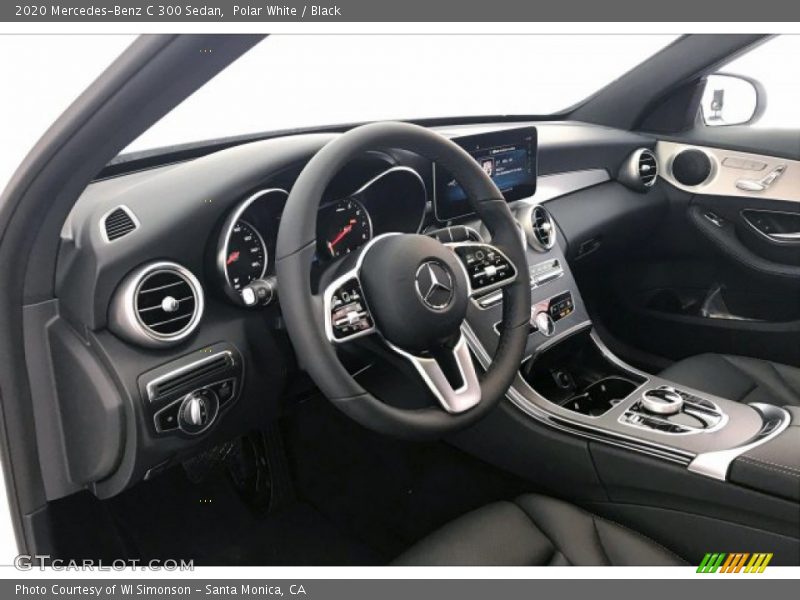 Polar White / Black 2020 Mercedes-Benz C 300 Sedan