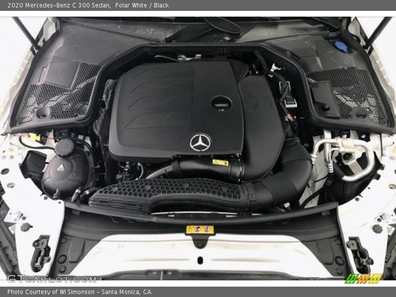 Polar White / Black 2020 Mercedes-Benz C 300 Sedan
