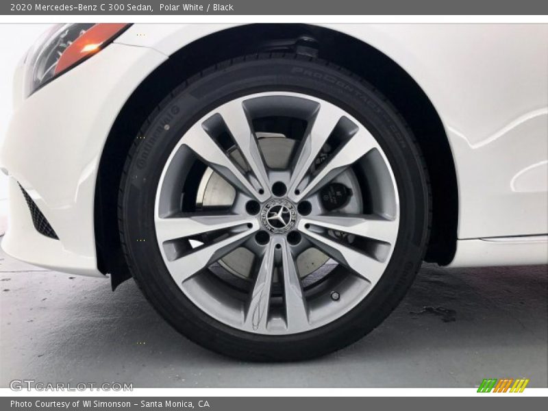 Polar White / Black 2020 Mercedes-Benz C 300 Sedan