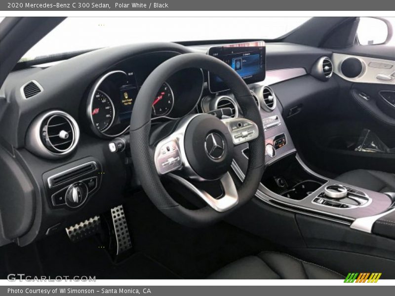 Polar White / Black 2020 Mercedes-Benz C 300 Sedan