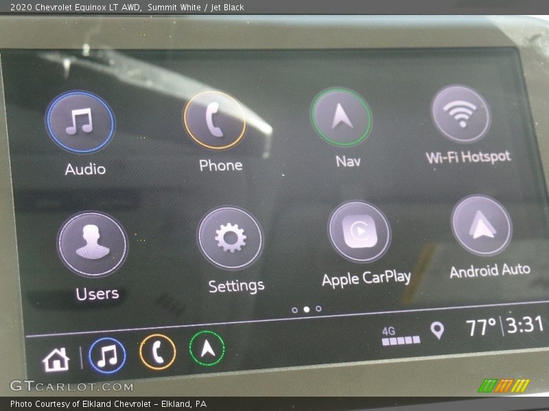 Summit White / Jet Black 2020 Chevrolet Equinox LT AWD