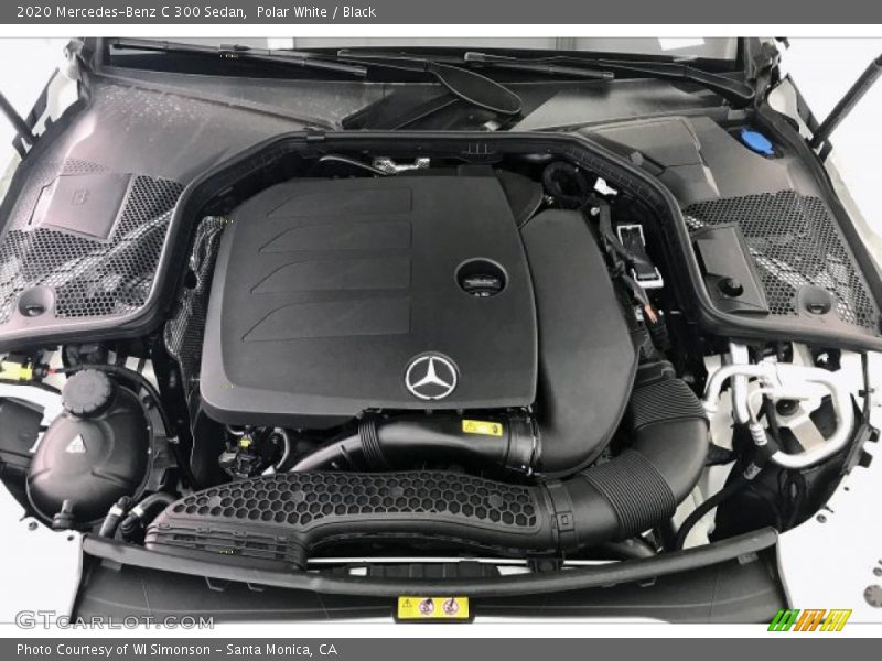 Polar White / Black 2020 Mercedes-Benz C 300 Sedan