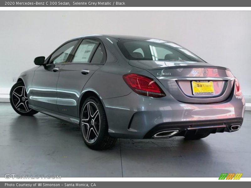 Selenite Grey Metallic / Black 2020 Mercedes-Benz C 300 Sedan