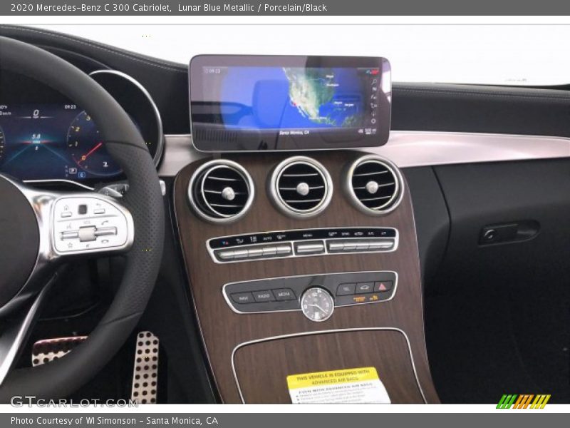Controls of 2020 C 300 Cabriolet