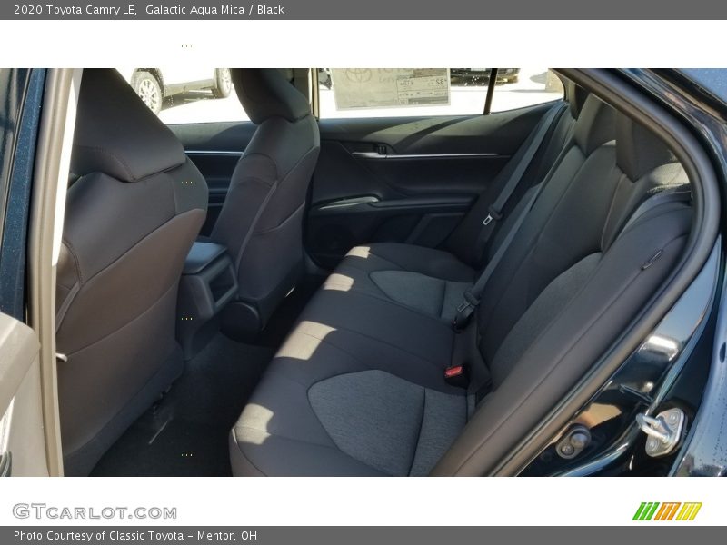 Galactic Aqua Mica / Black 2020 Toyota Camry LE