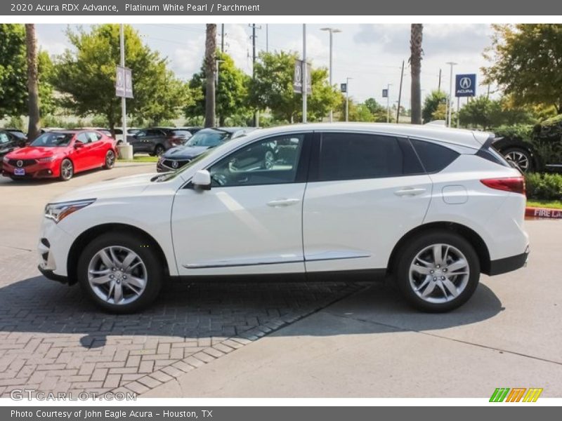 Platinum White Pearl / Parchment 2020 Acura RDX Advance