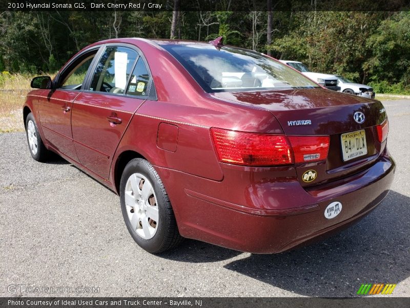 Dark Cherry Red / Gray 2010 Hyundai Sonata GLS
