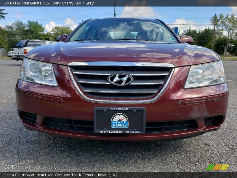 Dark Cherry Red / Gray 2010 Hyundai Sonata GLS