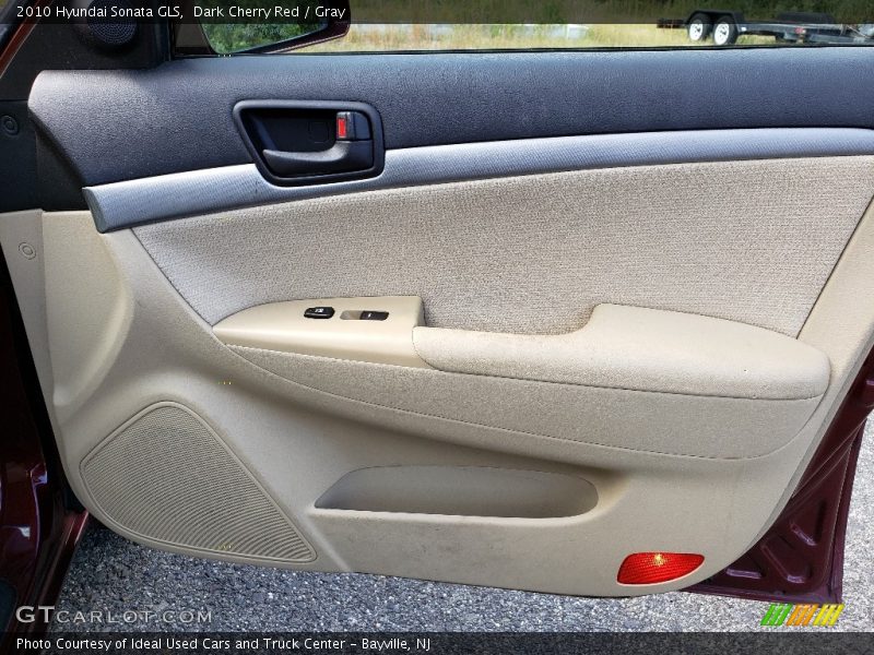 Dark Cherry Red / Gray 2010 Hyundai Sonata GLS