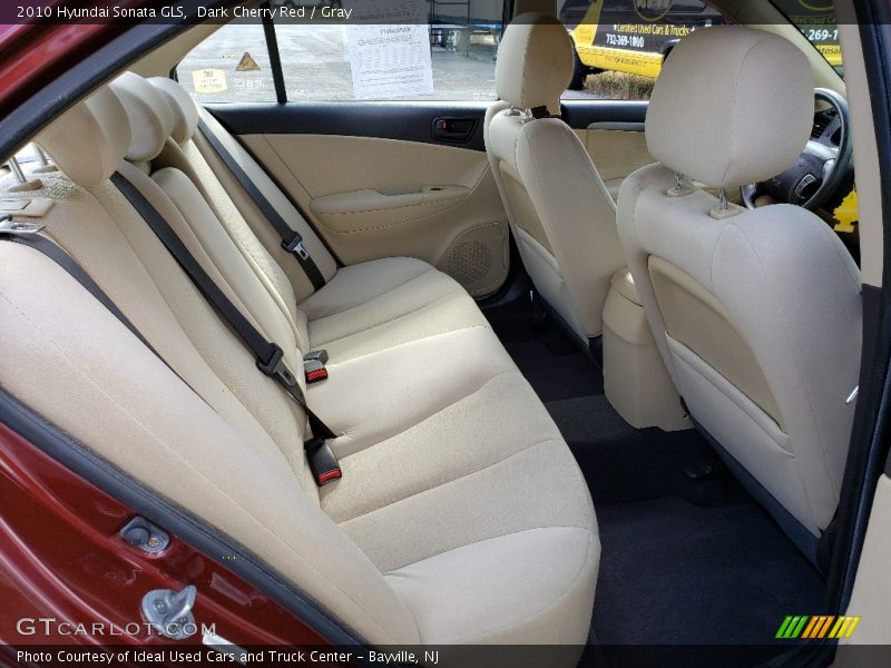 Dark Cherry Red / Gray 2010 Hyundai Sonata GLS