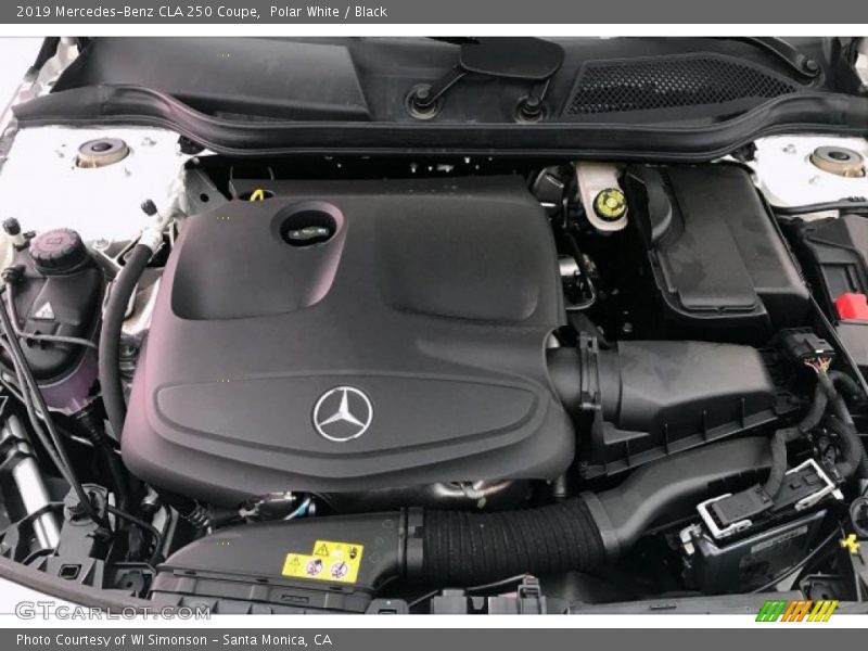 Polar White / Black 2019 Mercedes-Benz CLA 250 Coupe