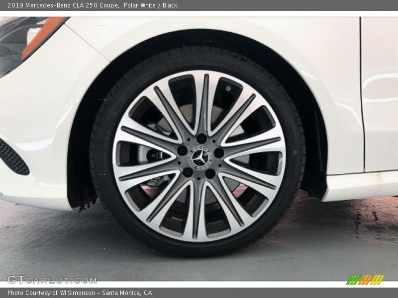Polar White / Black 2019 Mercedes-Benz CLA 250 Coupe