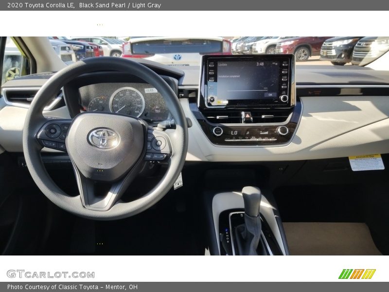 Black Sand Pearl / Light Gray 2020 Toyota Corolla LE