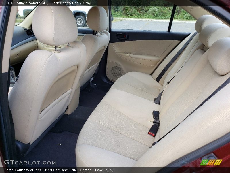 Dark Cherry Red / Gray 2010 Hyundai Sonata GLS