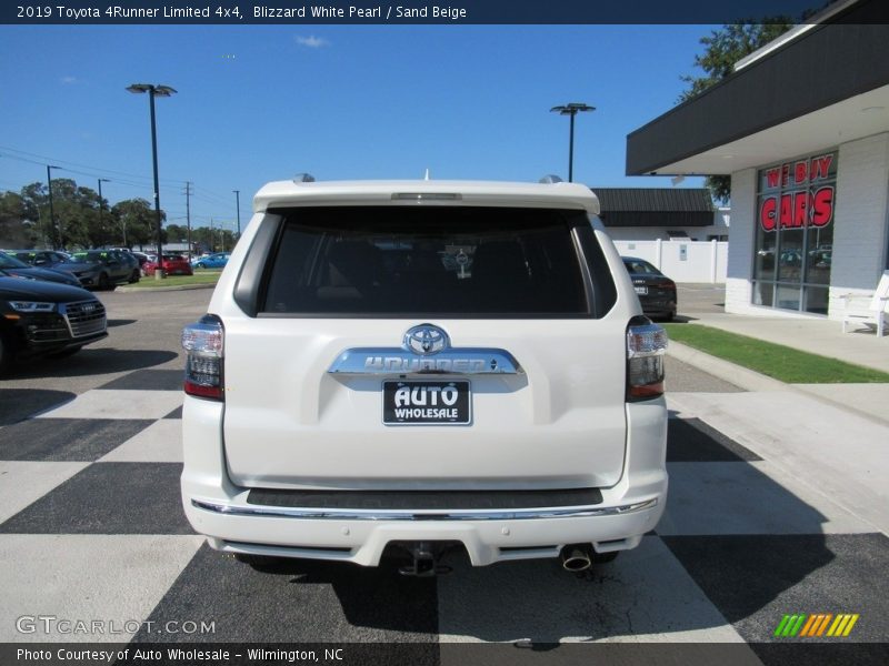 Blizzard White Pearl / Sand Beige 2019 Toyota 4Runner Limited 4x4