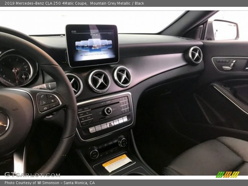 Mountain Grey Metallic / Black 2019 Mercedes-Benz CLA 250 4Matic Coupe