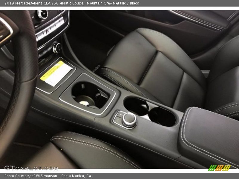 Mountain Grey Metallic / Black 2019 Mercedes-Benz CLA 250 4Matic Coupe