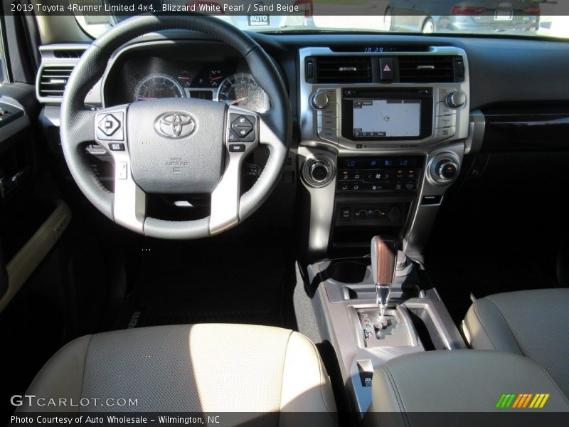 Blizzard White Pearl / Sand Beige 2019 Toyota 4Runner Limited 4x4