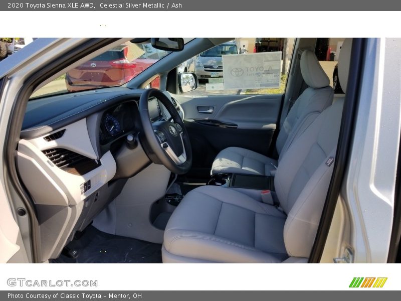 Celestial Silver Metallic / Ash 2020 Toyota Sienna XLE AWD