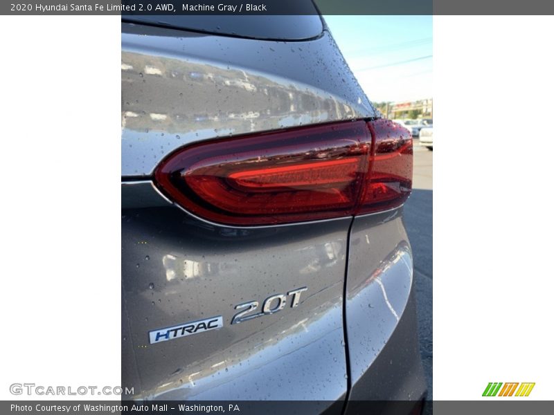 Machine Gray / Black 2020 Hyundai Santa Fe Limited 2.0 AWD