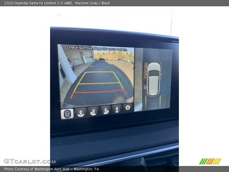 Machine Gray / Black 2020 Hyundai Santa Fe Limited 2.0 AWD