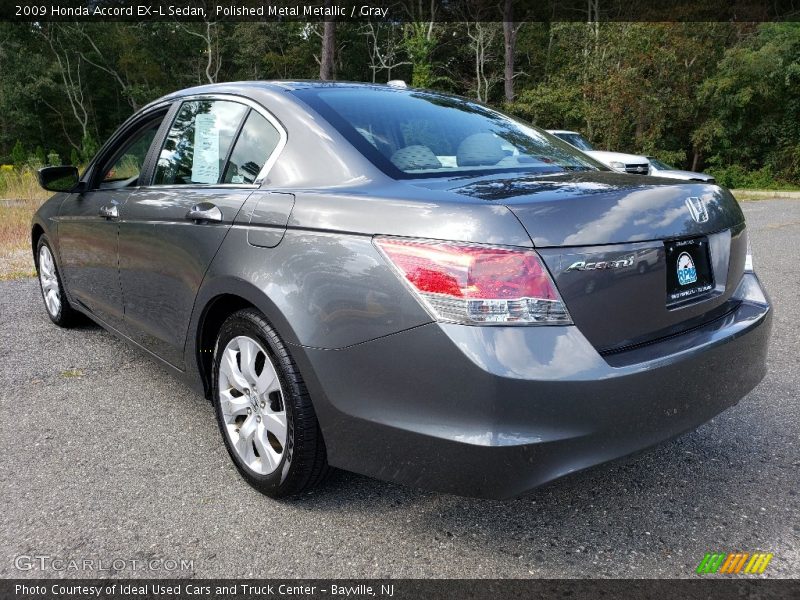 Polished Metal Metallic / Gray 2009 Honda Accord EX-L Sedan