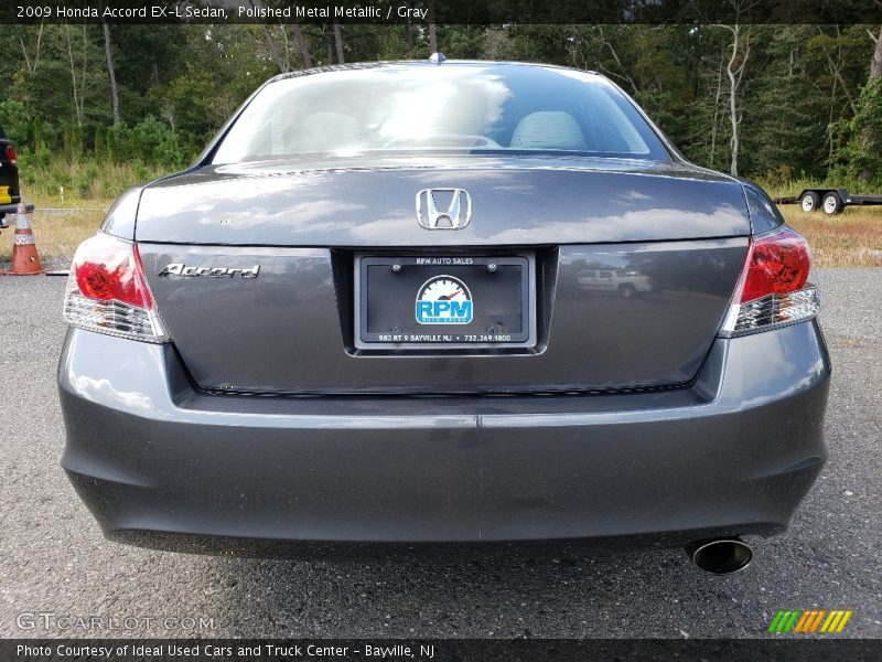 Polished Metal Metallic / Gray 2009 Honda Accord EX-L Sedan