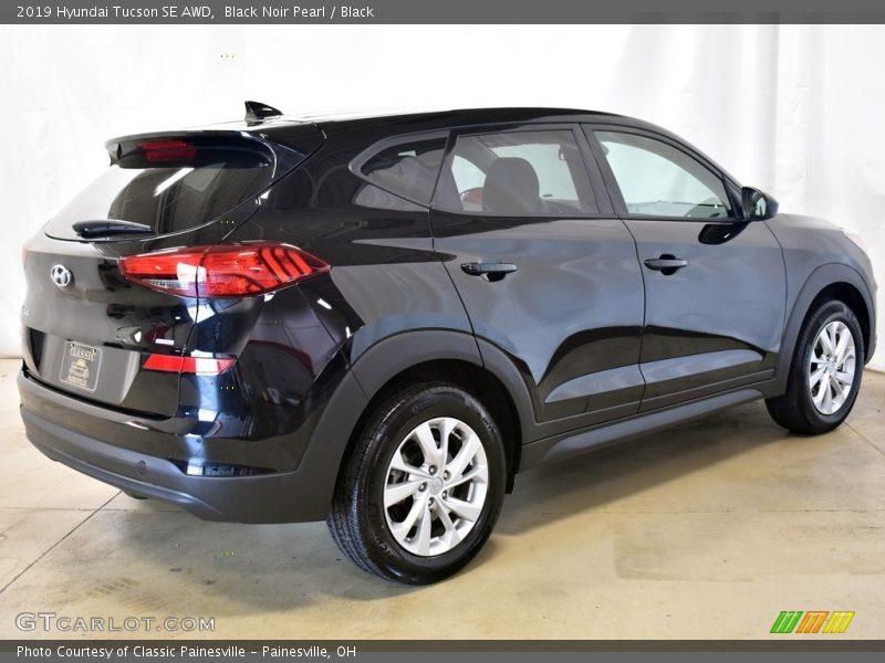 Black Noir Pearl / Black 2019 Hyundai Tucson SE AWD