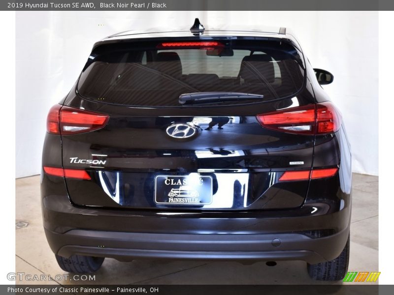 Black Noir Pearl / Black 2019 Hyundai Tucson SE AWD