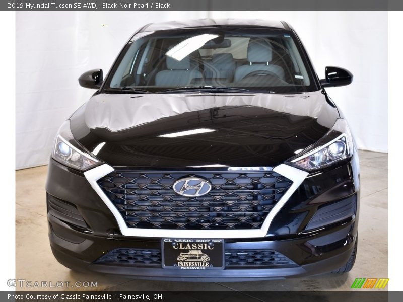 Black Noir Pearl / Black 2019 Hyundai Tucson SE AWD