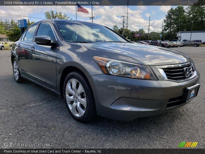 Polished Metal Metallic / Gray 2009 Honda Accord EX-L Sedan