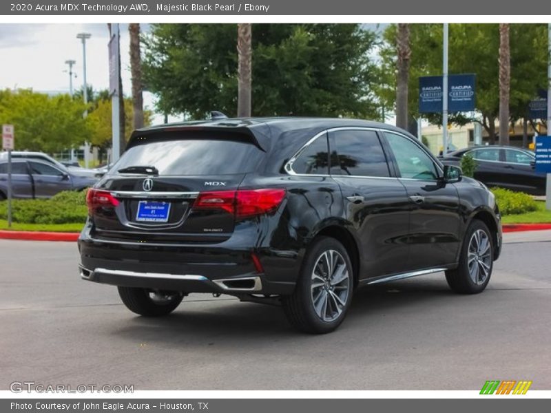 Majestic Black Pearl / Ebony 2020 Acura MDX Technology AWD