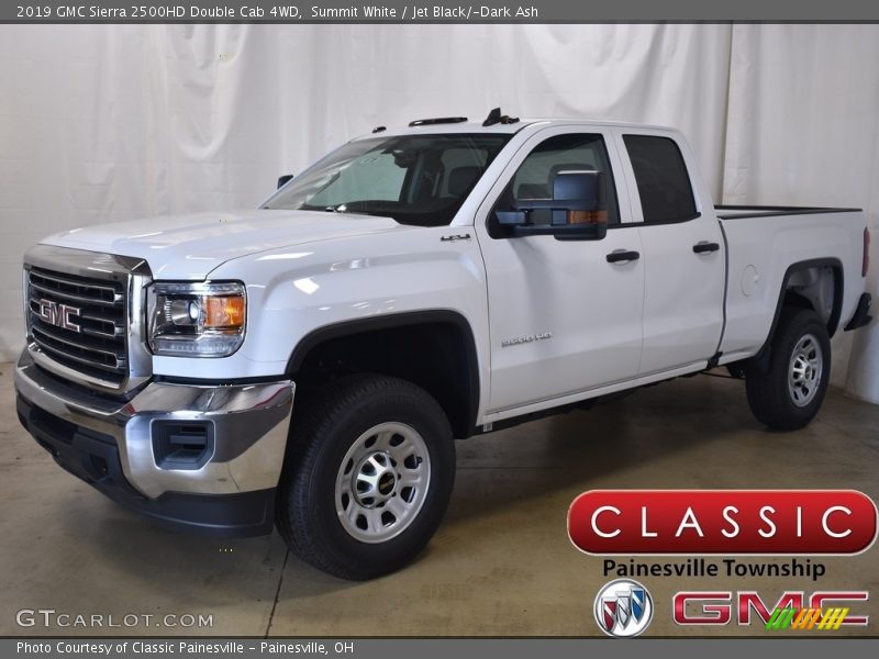 Summit White / Jet Black/­Dark Ash 2019 GMC Sierra 2500HD Double Cab 4WD