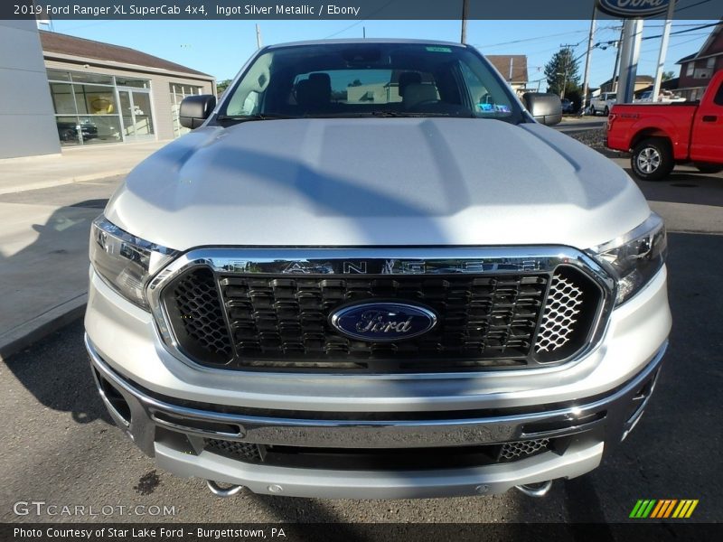 Ingot Silver Metallic / Ebony 2019 Ford Ranger XL SuperCab 4x4