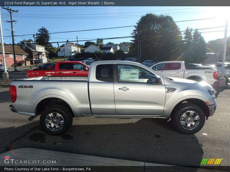 Ingot Silver Metallic / Ebony 2019 Ford Ranger XL SuperCab 4x4