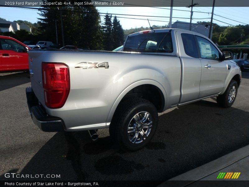 Ingot Silver Metallic / Ebony 2019 Ford Ranger XL SuperCab 4x4