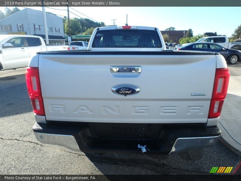 Ingot Silver Metallic / Ebony 2019 Ford Ranger XL SuperCab 4x4