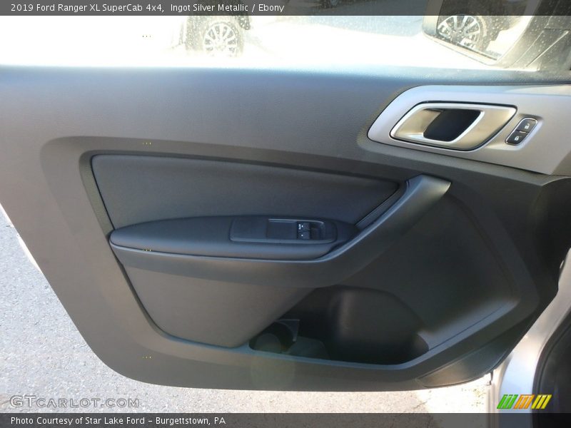 Ingot Silver Metallic / Ebony 2019 Ford Ranger XL SuperCab 4x4